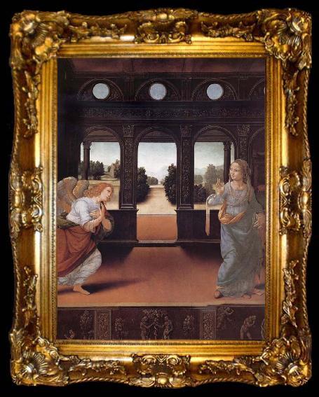 framed  LORENZO DI CREDI The Anunciaction, ta009-2